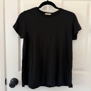 Marine Layer Black Crew Neck T Shirt size small